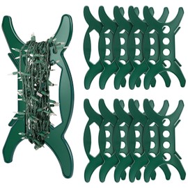 YUNVI 18 Pcs All Purpose Light Storage Holder, Christmas Light Wrap Storage Organizer, Holiday Light Storage Reels for Tree Lights,Extension Cord,Wire Hose Storage