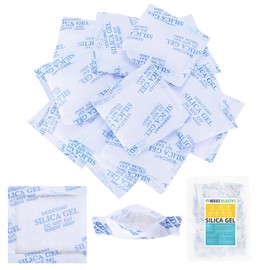 1 Gram x 150 Packs Silica Gel Sachets, Silica Gel Packets, Desiccant Bags, Silica Gel Dehumidifier Bags, Moisture Absorber Sachets Bags, Desiccant Dehumidifiers for Cars Home Books Clothes Storage