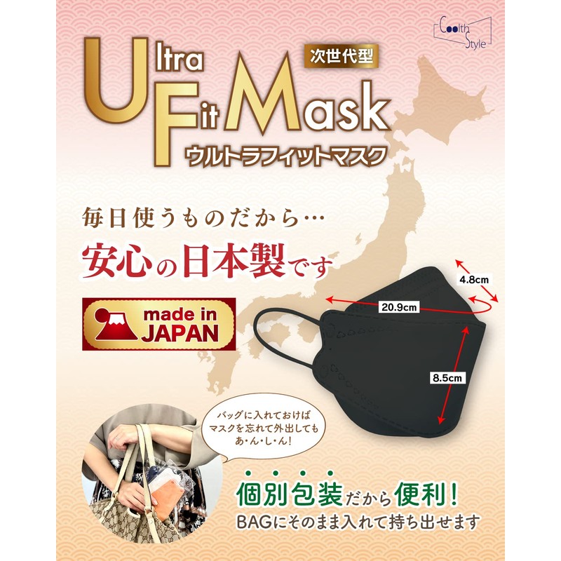 Coolth Style Made in Japan Ultra Fit Mask 3D 3D