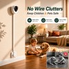 39" Flexible Cord Hider Wall for Mounted TV Single Wire，Side