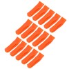 Packof 15 Orange Plastic Survival Whistle for Survival Rescue Sports