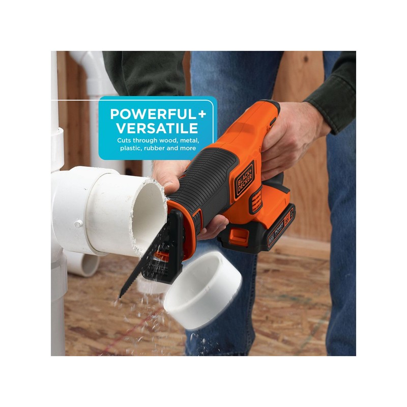 BLACK+DECKER 20V MAX* Cordless Reciprocating Saw Kit (BDCR20C)