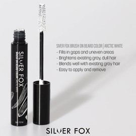 Godefroy Silver Fox Arctic White Brush on Beard Color