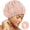 Satin Bonnet Silk Bonnet for Sleeping Women Double Layer Hair
