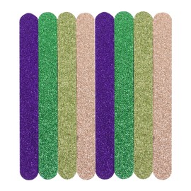20pcs Glitter Nail File Fingernail File Nail Pedicure Files Glitter Board Christmas Nail Files Nail File Buffer Boards Grit Care Miss Surface Sandpaper Tool