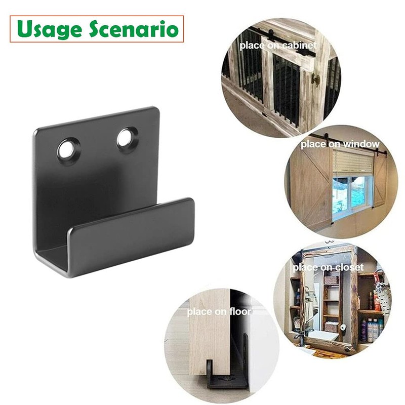 ZHIQIN 6 Pcs Black Heavy Duty Hooks Ceramic Tile Brackets