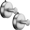 DGYB Suction Cup Hooks for Shower Brushed Nickel Bathroom Hooks