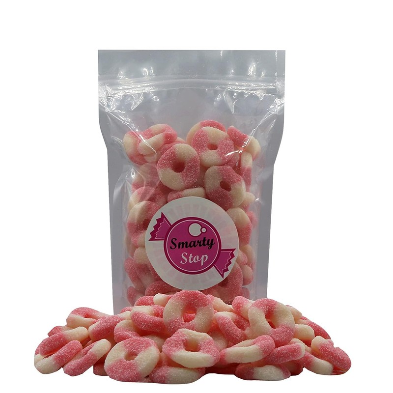 Smarty Stop Mini Sour Gummy Rings Candy GummiRoos (2 Pound