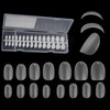 MAEXUS Nail Tips, Clear, 300 Pieces Nail Tips, Short, Natural