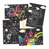 Baker Ross FE514 Fairy Tale Scratch Art Pictures - Pack