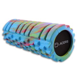 Lacers Petrolline Facia Rollers - Premium Foam Fascia Roller for Gymnastics and Massage - Available in 6 Colours - Ideal for Yoga, Pilates and Fitness Effective Relaxation (Light Blue)