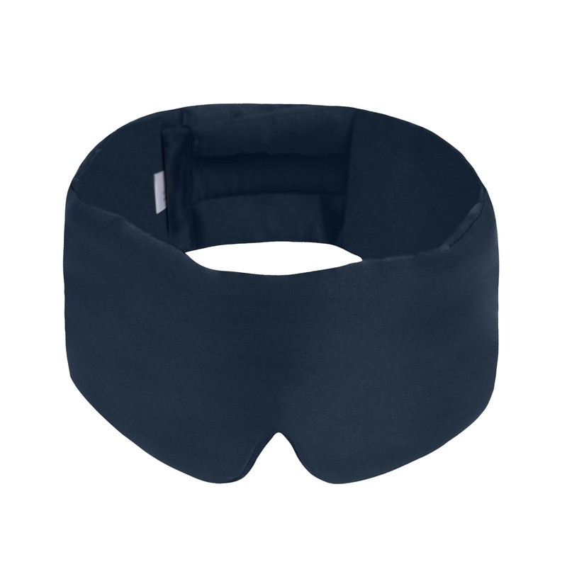 100% Mulberry Silk Sleep Mask, Large Adjustable Eye Cover for