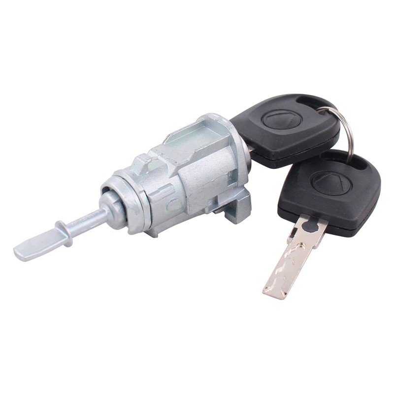HouYeen Front Right Driver Side Door Lock Barrel with 2