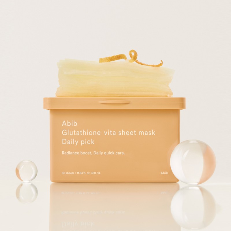 Abib Pick & Quick Sheet Mask Daily Pick Glutathione, 30