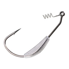 Gamakatsu Weighted Superline Spring Lock - 4 Offset Hooks for Spin Fishing, Wide Gap Hooks for Rubber Bait, Fishing Hooks, Offset Hooks, Size/Weight: Size 4/0/3.50 g