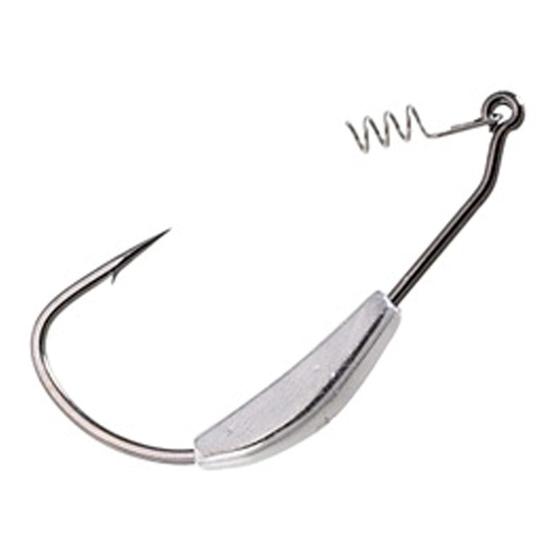 Gamakatsu Weighted Superline Spring Lock - 4 Offset Hooks for
