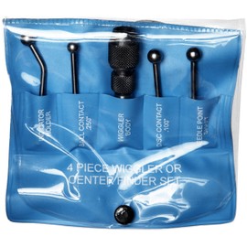 Fowler 52-575-005-0 Wiggler Center Finder Complete Set with Four Attachments