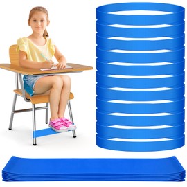 20 Pack Chair Bands for Kids with Fidgety Feet, ADHD Tools for Kids, ROOKEA Sensory Room Must Haves for Adhd Kids Fidget Chair Bands Autism Classroom Must Haves ADHD Tools for Classroom Home Chairs