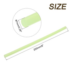 sourcing map 30pcs Mini Hot Glue Sticks for Mini Glue Gun, 8-inch x 0.28-inch Glue Gun Sticks for Art DIY Craft, Luminous Yellow