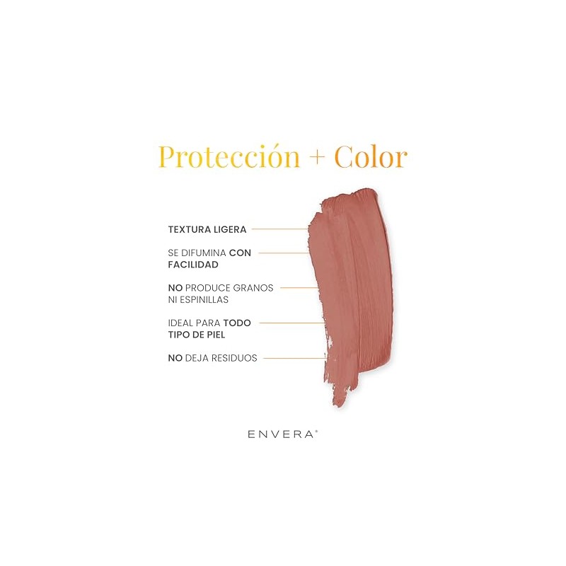 ENVERA | Protector Solar Con Color En Barra Peachy SPF