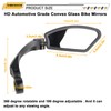 FUDOVA 2 Pack New Handlebar Bike Mirrors, HD,Blast-Resistant, Sturdy Stainless