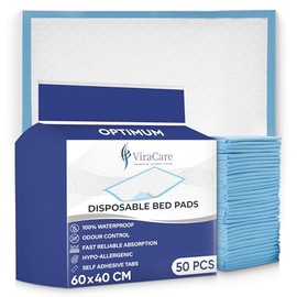 200 x Optimum Disposable Incontinence Bed Pads, 60x40cm, Bed Protectors