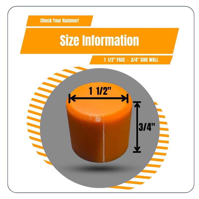 Soft Blow Hammer Cover Compatible with Martinez M1 - Durable
