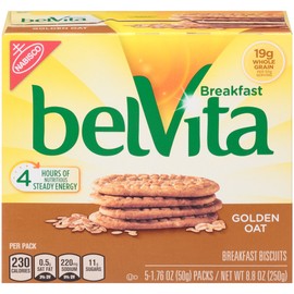 belVita Breakfast Biscuits, Golden Oat, 8.8 Ounce (Pack of 3)