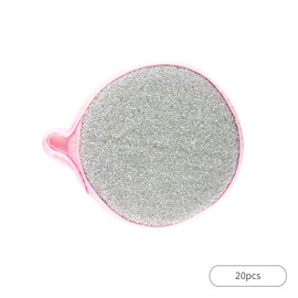 Anphly Kitchen Double-Sided Dishwashing Sponge Scrubber for Pots and Pans Cleaning Cloth Household Dishcloth Scouring Pad Pink 10 pcs Yellow 10 pcs