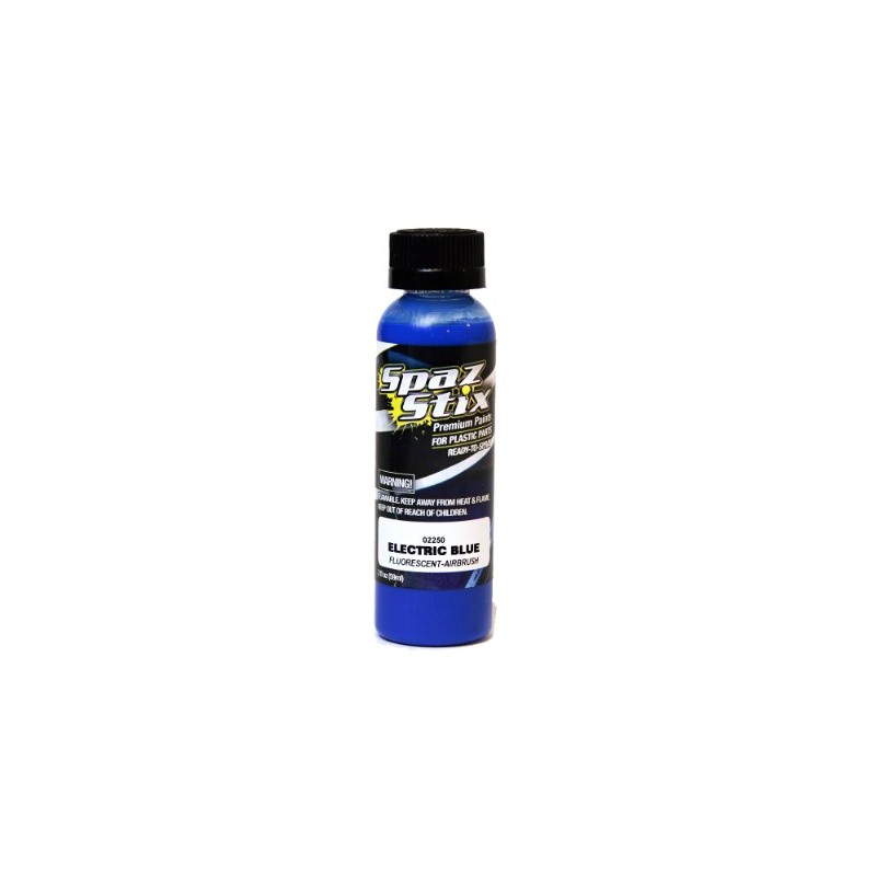 Electric Blue Fluorescent Airbrush Paint 2oz