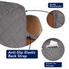 PureFit Reversible Quilted Sofa Cover, Water Resistant Slipcover Furniture Protector,