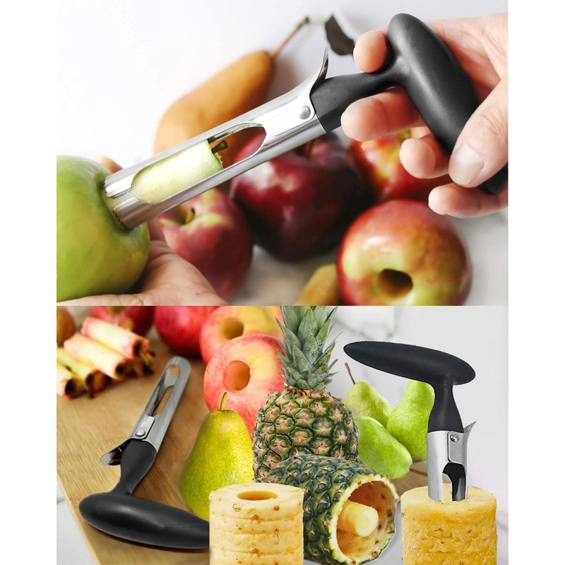 BPTRKOM 1 x Apple Corer Stainless Steel Apple Cutter, Easy
