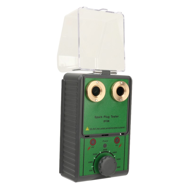 Double Hole Spark Plug Tester Adjustable Frequency Engine Ignition Analyzer