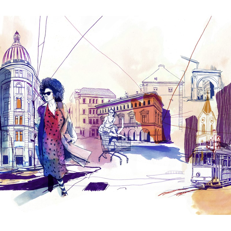 Faber-Castell Goldfaber Aqua Dual Marker - Lavender