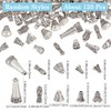 SUNNYCLUE 1 Box 100g Bead Cone Caps Tassel Bead Caps