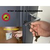 BlackStuff Genuine Carbon Fiber Contactless Door Hook Opener/Closer, Health Key