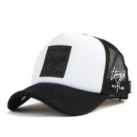 Thuglife Rubber Box Patch Sport Outdoor Kpop Mesh Baseball Cap Foam Trucker Hat