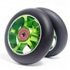 jingfei 2Pcs 100mm Scooter Replacement Wheels with Bearings Aluminum Wear-