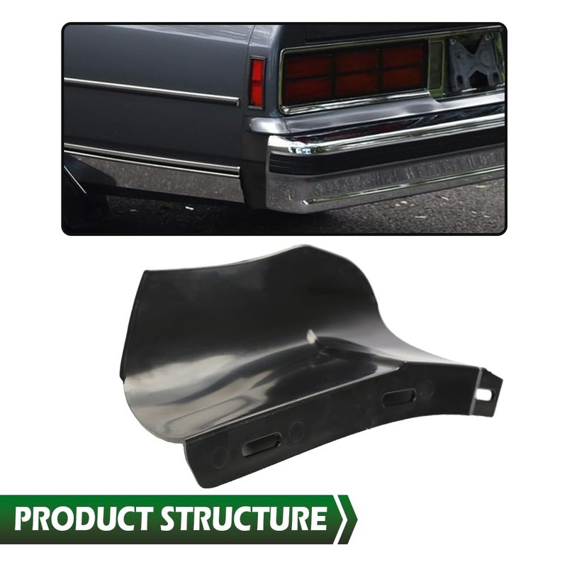 GRAND ORANGE Rear Bumper Fillers Pair Compatible with Chevy Caprice