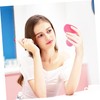 PACKOVE Heart Shape Folding Makeup Mirror Double-Sided Compact Mirror for