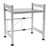 ILWorkTLs 2-Tier Adjustable Microwave Stand,Stainless Steel Microwave Oven Rack with