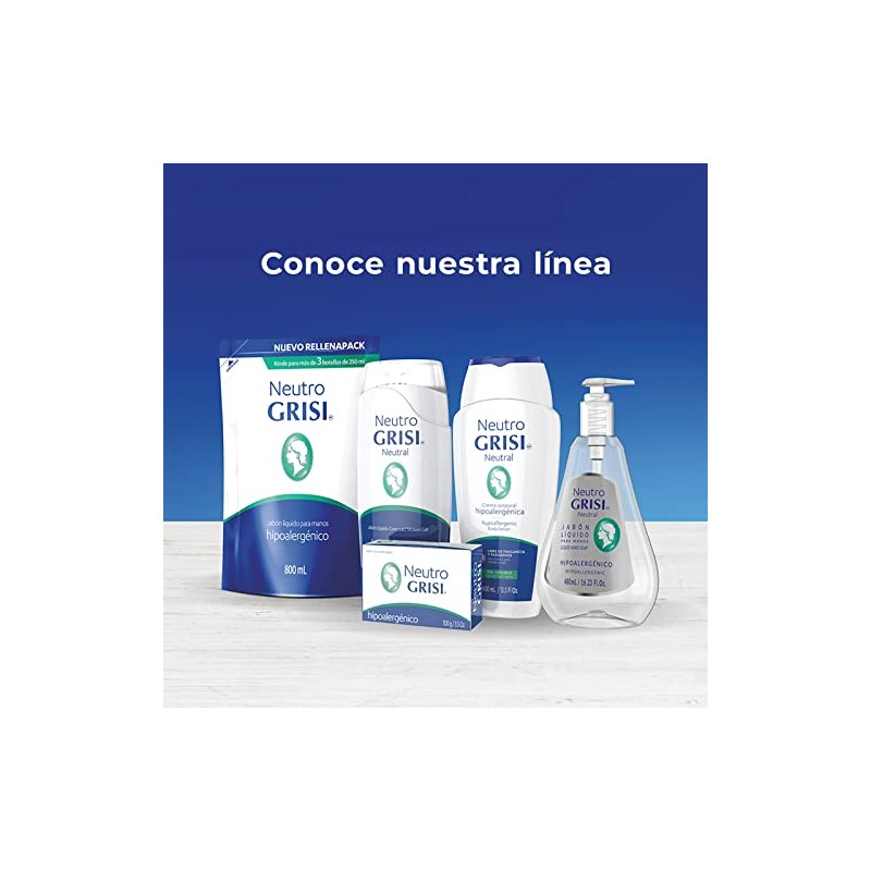 Crema corporal Grisi Neutro hipoalergénica 400 ml