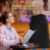 ROTANET Long Server Apron Black with 3 Pockets Bistro Half