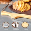 RAPSAKEMOH Sourdough bread knife, Bread slicer for homemade bread,15.7" Serrated,