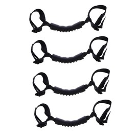 Minkissy 4pcs Multi-function Auto Interior Armrest Roll Rod Handles Safe for Off-road Driving