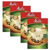 4 BOXES of Melitta Size 1x4 Gourmet Intense Coffee Filters,