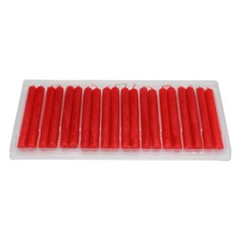 Govinda - 4 Inch Mini Ritual Chime Spell Candles - Red - Pack of 20