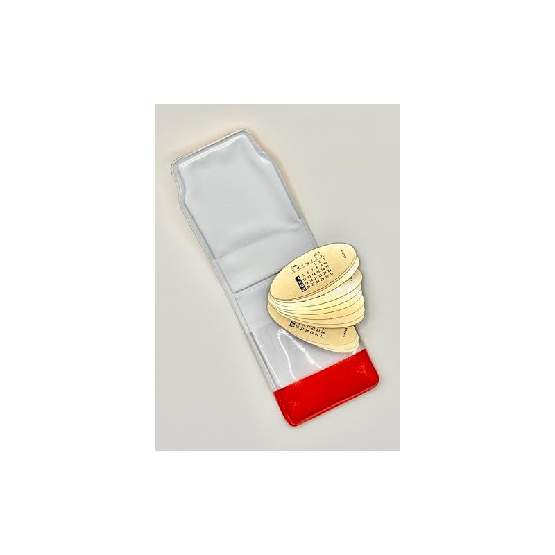 Datewatcher Watchband Calendars Oval Year 2026