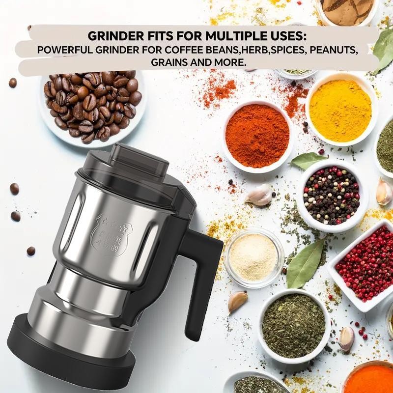 500ml Coffee Grinding Machine, Multi-functional Household Coffee Herbal Cereals Grinding