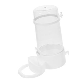 FRCOLOR Dispensador de Agua para Pájaros con Depósito de Automático y Seguro Fácil de Instalar Compatible con Jaulas para Periquitos Loros y Otras Aves Pequeñas